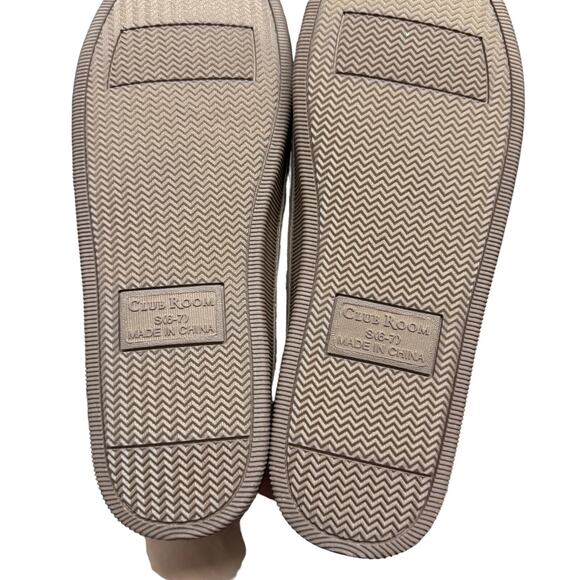 Club Room Mens Slippers Size Small 6-7 Green Camouflage High Density Foam New - Picture 8 of 10